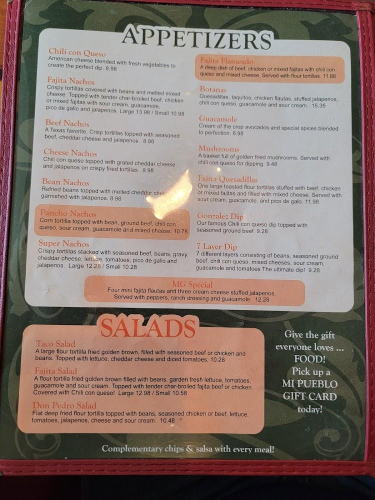 Mi Pueblo Menu image 3